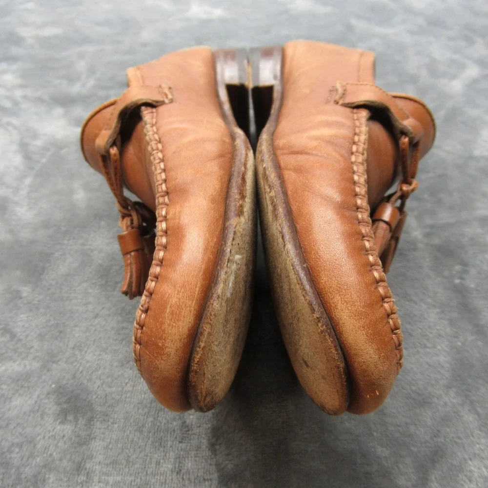 Allen Edmonds Urbino Loafers Men 8.5D Brown Leather Tassel Dress Italy Made Shoe